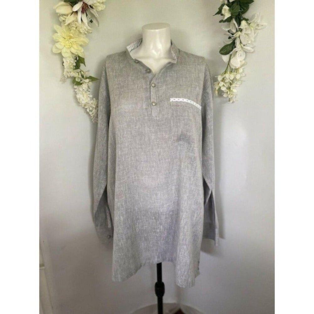 Vintage Anand Woven‎ Tunic Top Jacket L/X